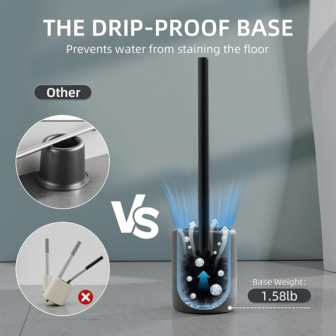 Toilet Brush and Holder Set - Image 3