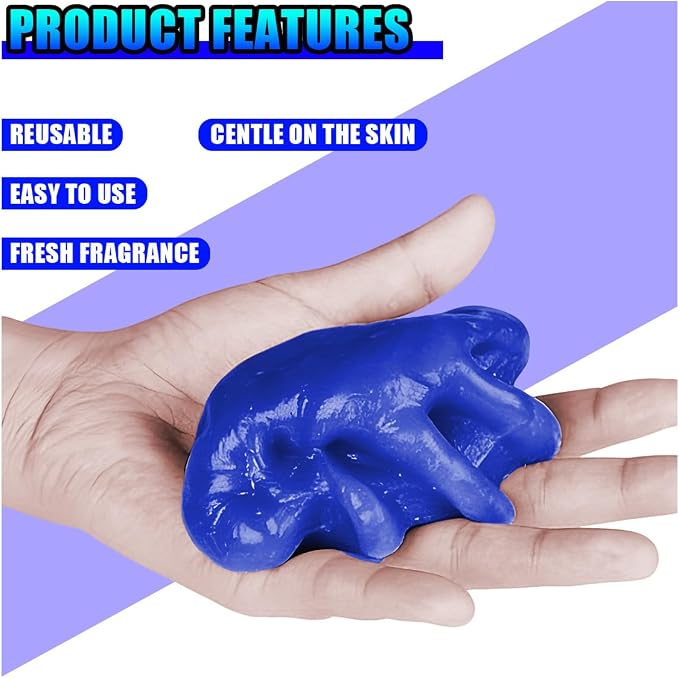 Car Cleaning Gel, No-Scratch Automotive Dust Cleaning Putty, Car Interior - Image 5