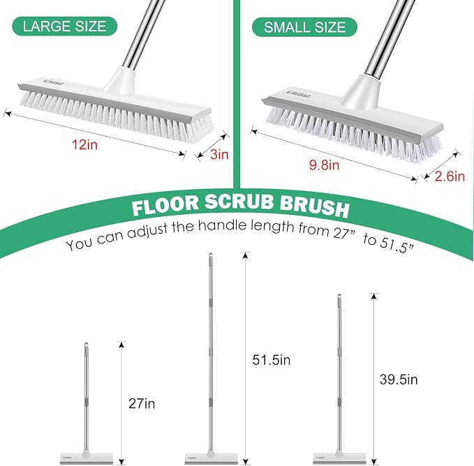 SetSail Upgraded Large 12 in Wide Floor Scrub Brush - Image 2