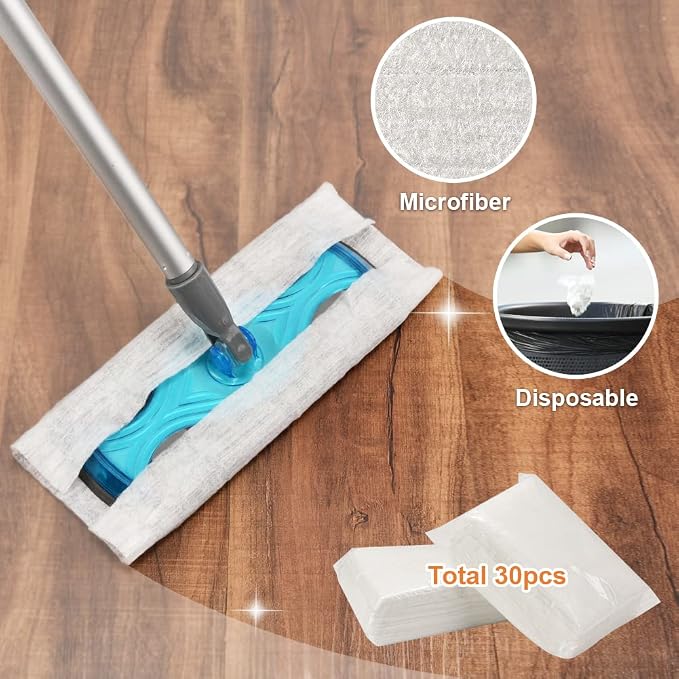 Layers Sweeper Mop Starter Kit, Small Sweeping Flat Mop - Image 4
