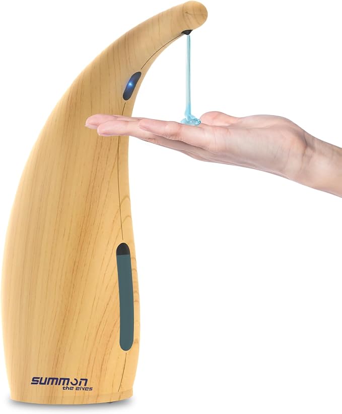 Automatic Liquid Soap Dispenser Touchless, 400ML Hand & Dish Countertop by summontheelves