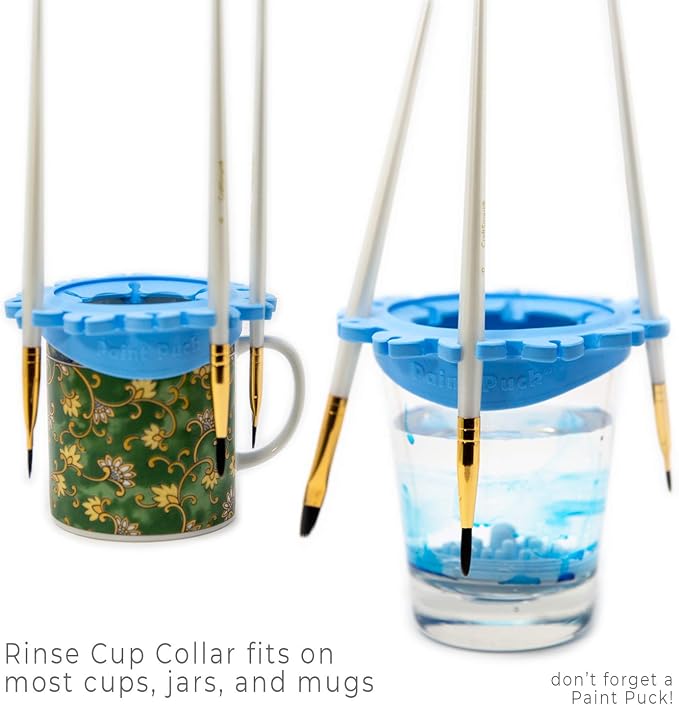 Paint Puck Ultimate Rinse Cup Paint Brush Cleaner – Non-Spill Paint Water Cup & - Image 4