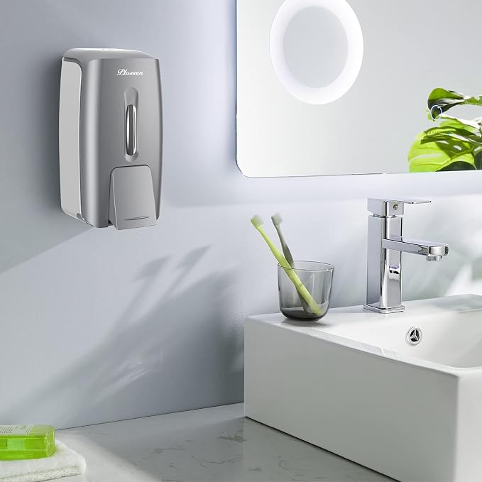 Soap Dispenser Wall Mount Adhesive Commercial Soap Dispenser 800ml No Drill - Image 8