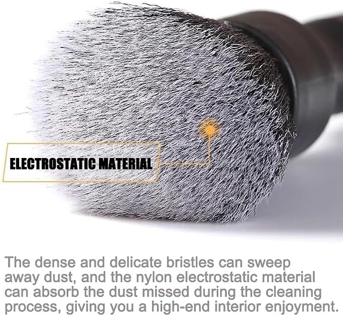 Auto Interior Dust Brush, Car Soft Bristles Detailing Brush, Scratch Free Dust - Image 4