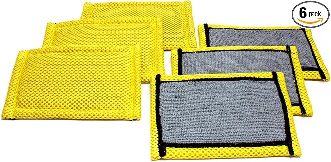 Microfiber Dish and Kitchen Scrubbing Sponge by Cloth+Genius