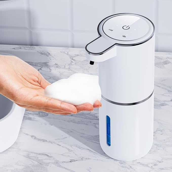Automatic Foaming Soap Dispenser, 12.8oz/380ml Wall Mount Touchless Soap by Amyzavls