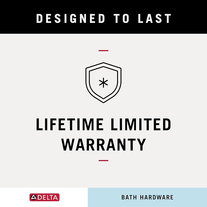 Delta Faucet Porter 24 inch Towel Bar, SpotShield Brushed Nickel, Bathroom - Image 11
