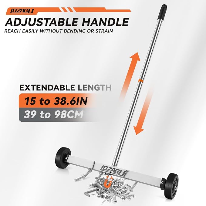 17" Rolling Magnetic Sweeper - Image 5