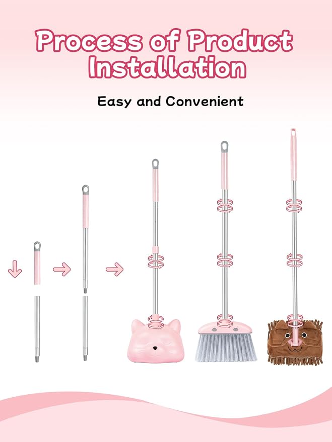 Kids Cleaning Toy 3-Piece Set - Image 4