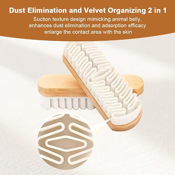 2Pcs Rubber Shoe Brush, Suede Brush - Image 6
