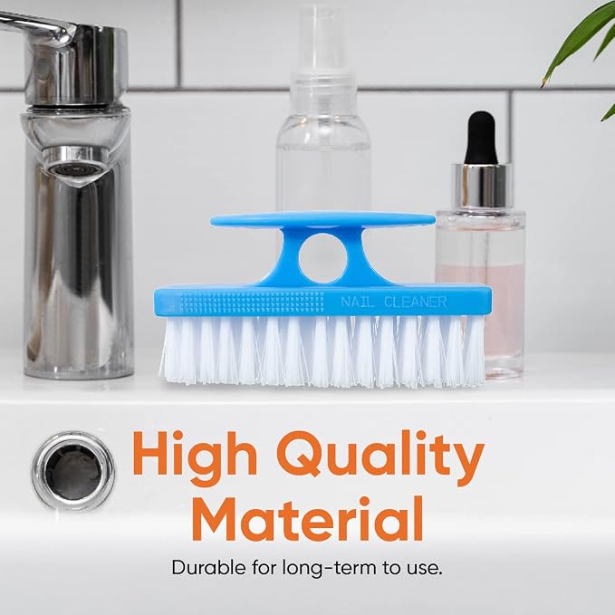 Superio Nail Brush for Cleaning Fingernails, Nail Scrubber Brush, Toe Foot - Image 8