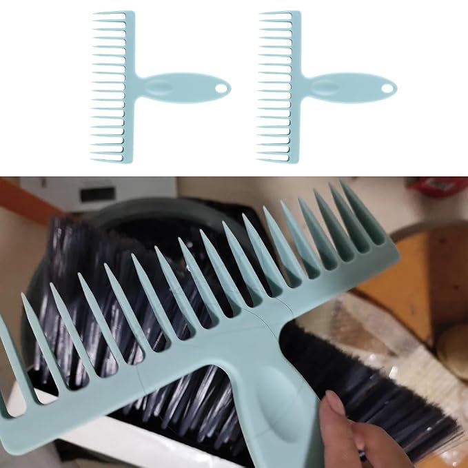 2 Pack Broom Cleaning Tool Hair Removal Comb Cleaner - Image 6
