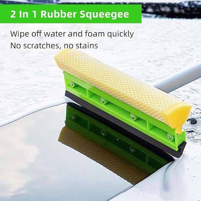62" Car Wash Brush with Long Handle, Chenille Microfiber Car Wash Mop Mitt - Image 5