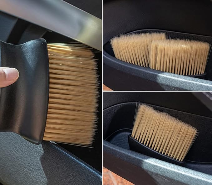 Auto Interior Dust Brush, Car Cleaning Brushes Duster, Soft Bristles Detailing - Image 9