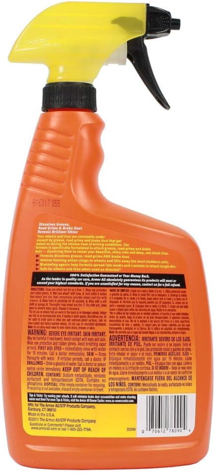 Armor All Extreme Wheel and Tire Cleaner, Car Wheel Cleaner Spray, 24 Fl Oz - Image 2