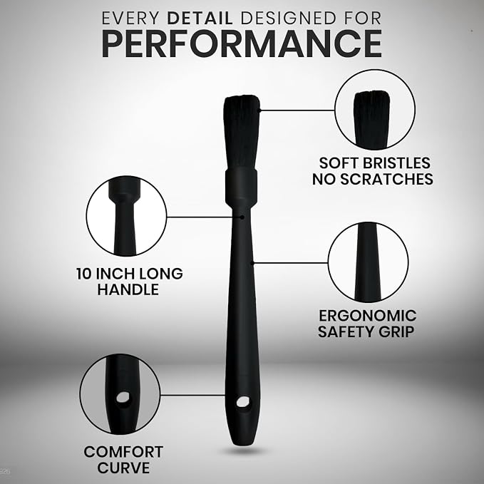 Rattleware 10" Black Espresso Machine Grinder Brush, Long Durable Handle Coffee - Image 5