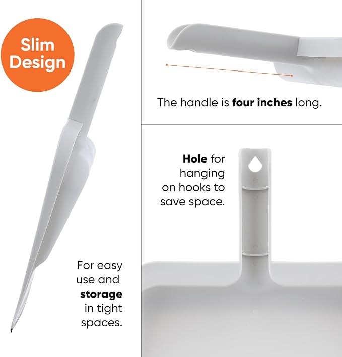 Superio Clip-On Dustpan with Rubber Lip - Image 5