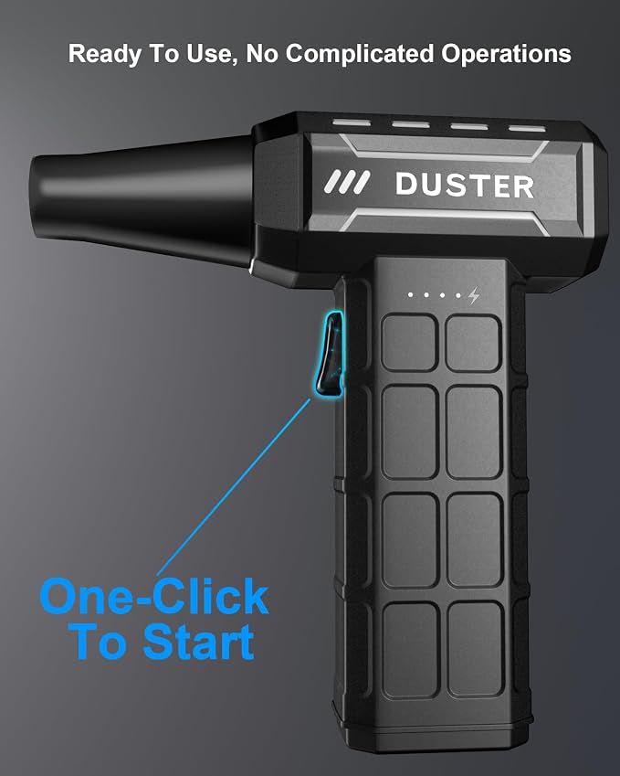 Compressed Air Duster-150, 000RPM Electric Cleaner, Rechargeable Cordless Air - Image 7