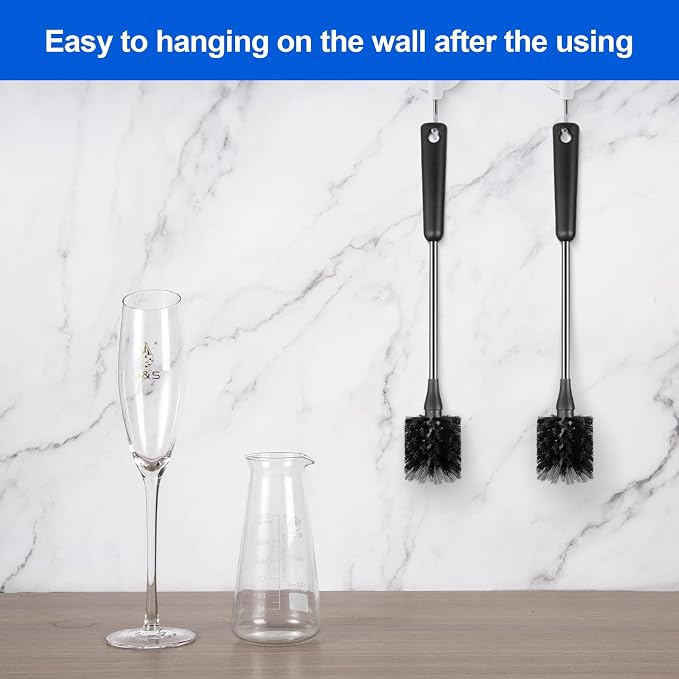 3 Pack Bottle Brush Set, Long Handle Baby Bottle Brush Cleaner - Image 7