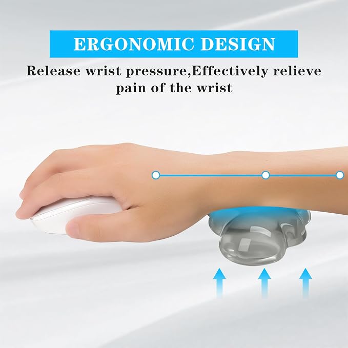 Gel Cloud Mouse Wrist Rest, Cute Wrist Support and Arm Support - Image 2