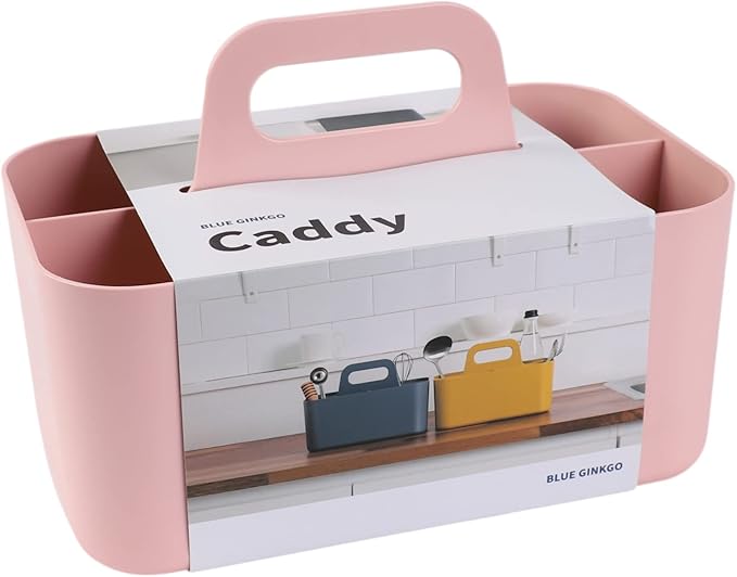 BLUE GINKGO Stackable Organizer Caddy – Korean-Made Portable Tote by BLUEGINKGO