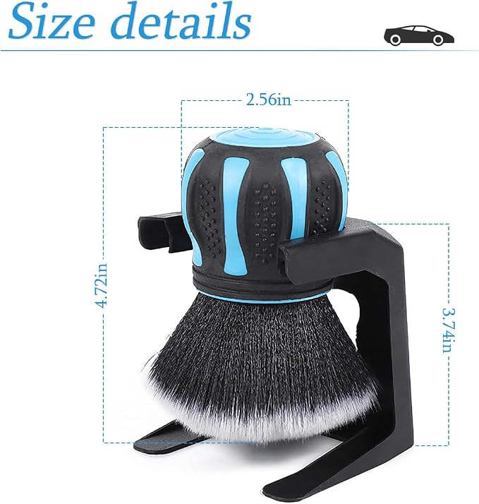 AUCELI Car Detailing Brush, Ultra Soft Auto Interior Dusting Brush - Image 2