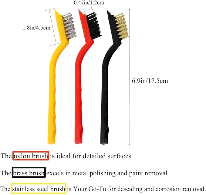 TuTuYa 11PCS Crevice Cleaning Brush Set, Deep Cleaning Groove Gap Cleaning Tool - Image 7