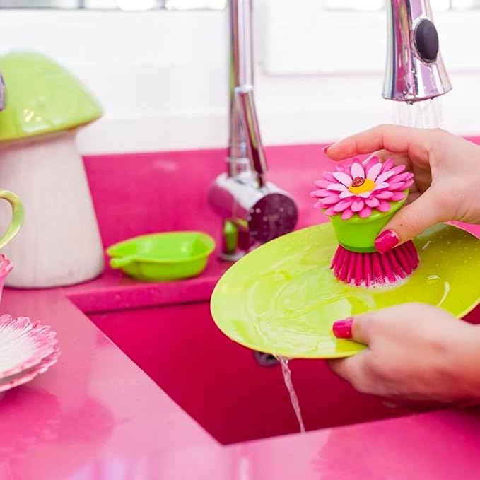 Vigar Flower Palm Dish Scrub Brush - Image 5