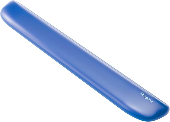 STAPLES Gel Keyboard Wrist Rest, Ergonomic Non‑Slip Wrist Support Cushion by Staples