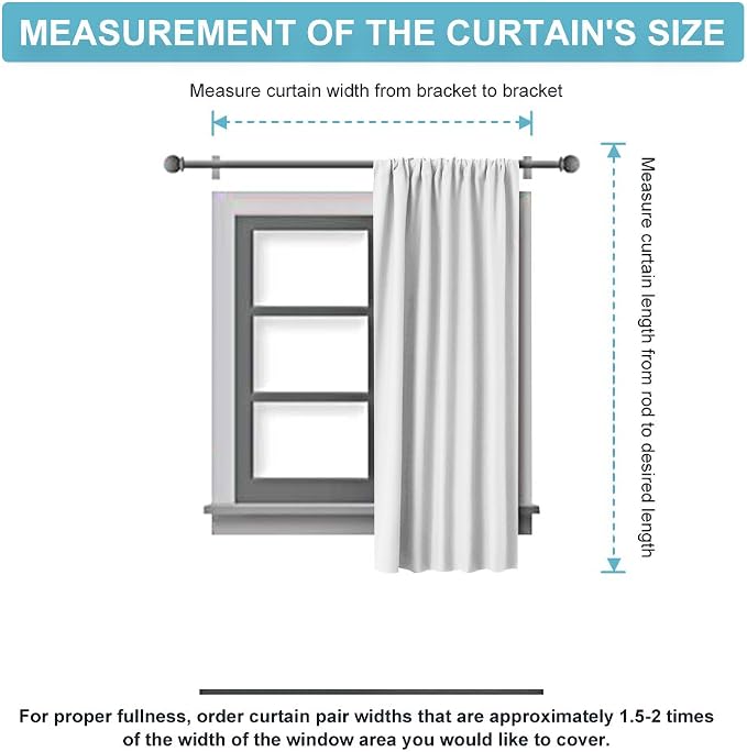 RYB HOME Small Window Curtains - Image 8