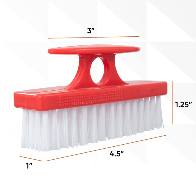 Superio Nail Brush for Cleaning Fingernails, Nail Scrubber Brush, Toe Foot - Image 2