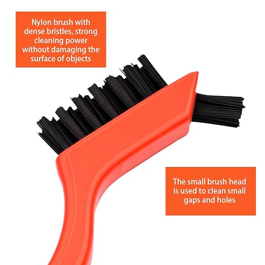 6 Pack Nylon Cleaning Brushes Set – Non-Scratch Bristles - Image 3