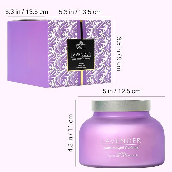 Lavender Candle 19oz Volcano Jar - Image 8