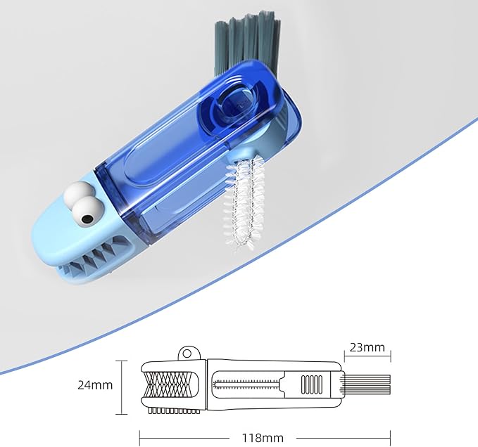 3 Pack 4 in 1 Cup Lid Cleaning Brush Water Bottle Cleaner Brush, Water Bottle - Image 3
