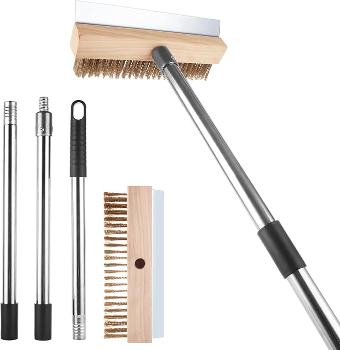 Aluminum Pizza Oven Brush, Grill Brush by HOME