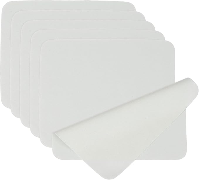 PATIKIL Glasses Cleaning Cloth 6.9" x 5.7", Light Gray by PATIKIL