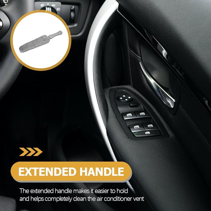 Car Air Vent Cleaning Brush Car Detailing Air Outlet Duster - Image 4
