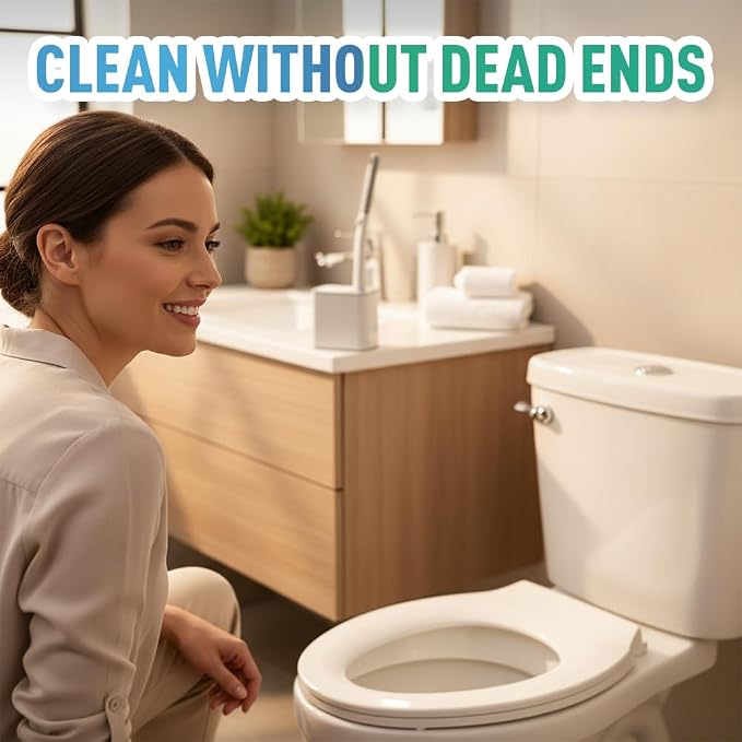 Disposable Toilet Brush, 2026 New Toilet Brush Holder, Compact Wall Mounted - Image 7