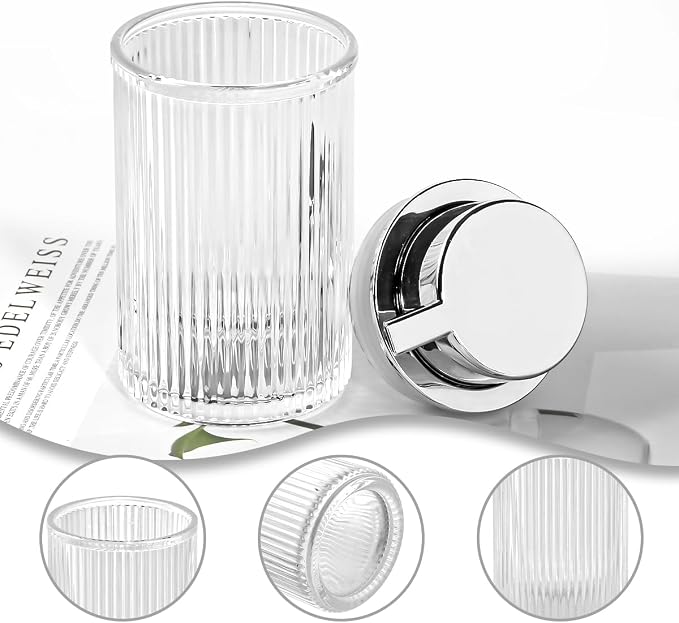 Clear Foaming Soap Dispenser, 12 Oz Glass Foaming Hand Soap Dispenser - Image 4