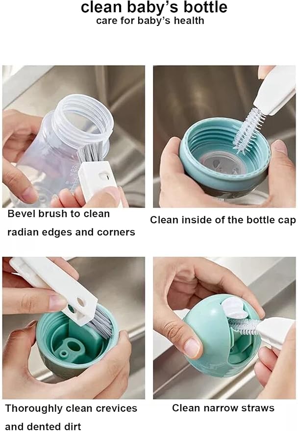 Tiny Cleaning Brush-Mini Multi-Functional Crevice Cleaning Brush, Water Bottle - Image 5