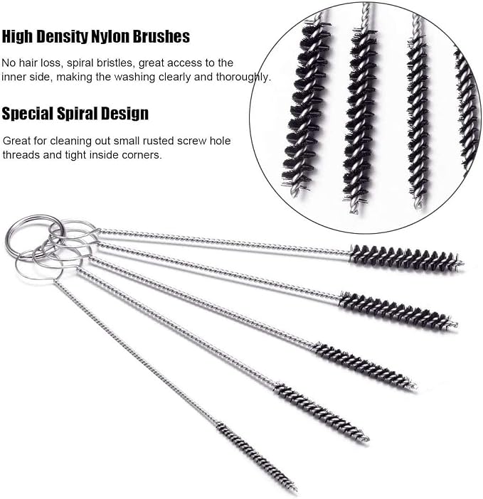Carburetor Cleaning Kit-13 Cleaning Wires, 10 Needles, 5 Nylon Brushes - Image 4