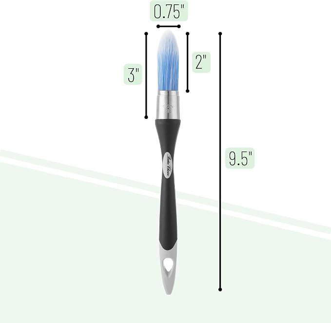 Bates- Trim Paint Brush, 0.75 Inch, Synthetic Bristles, Trim Brushes - Image 2
