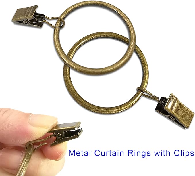 100 Pack Metal Curtain Rings - Image 4