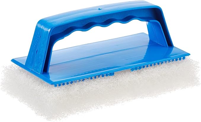 STAR BRITE Scrub Pad with Handle White by Starbrite