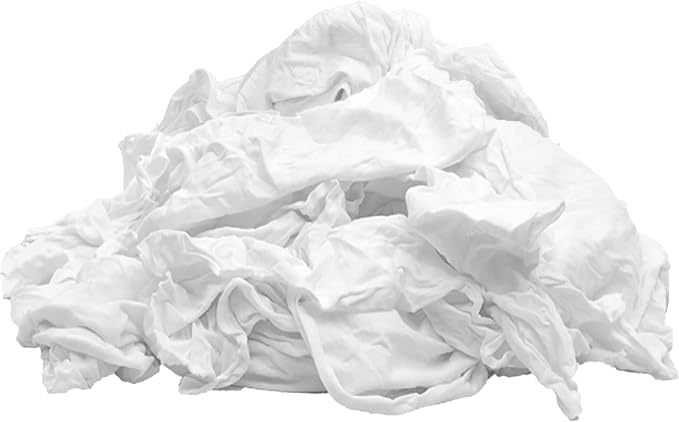 Premium White T-Shirt Cleaning Rags – White Cotton Rags - Image 3