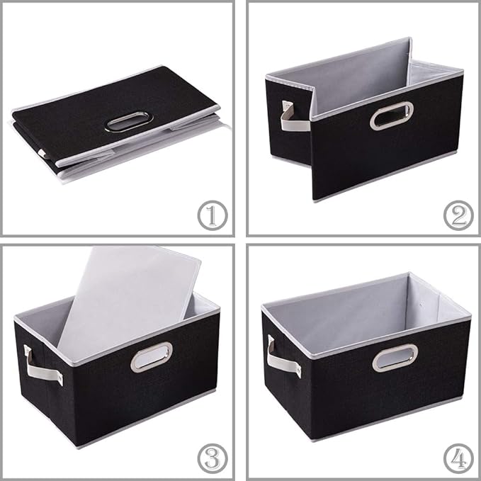 PRANDOM Large Collapsible Storage Bins - Image 5