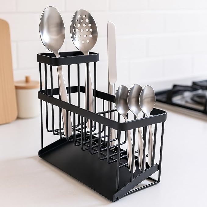 USTECH Kitchen Sink Organizer, Sponge Holder, Countertop Organizer, Brush Holder - Image 7