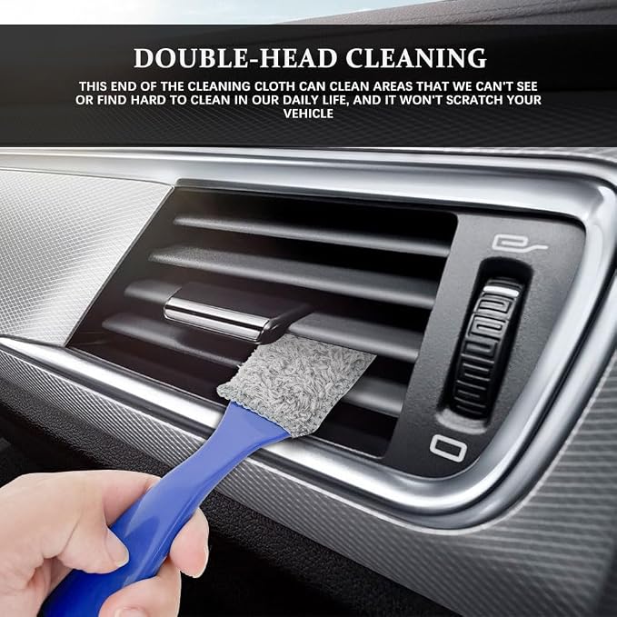 Universal 2 in 1 Duster for Car Clean, Car Vent Cleaner, Double Head Brush - Image 5