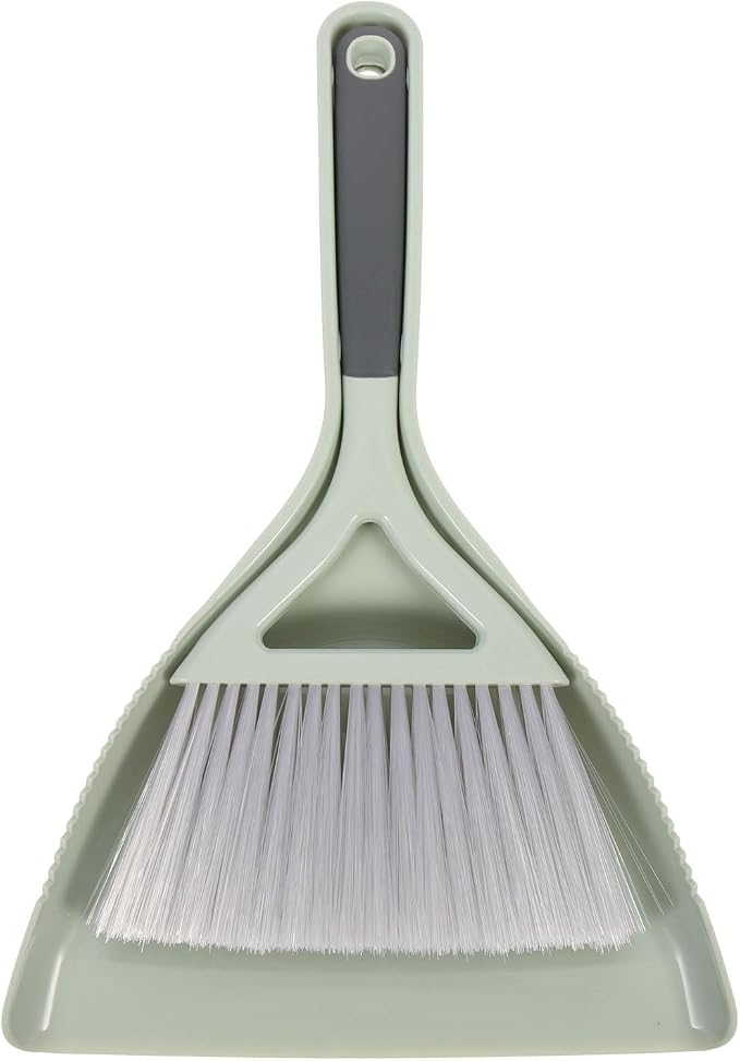 Mini Broom and Dustpan Set Portable Handheld Desktop Cleaning Kit Compact Small by UTHCLO