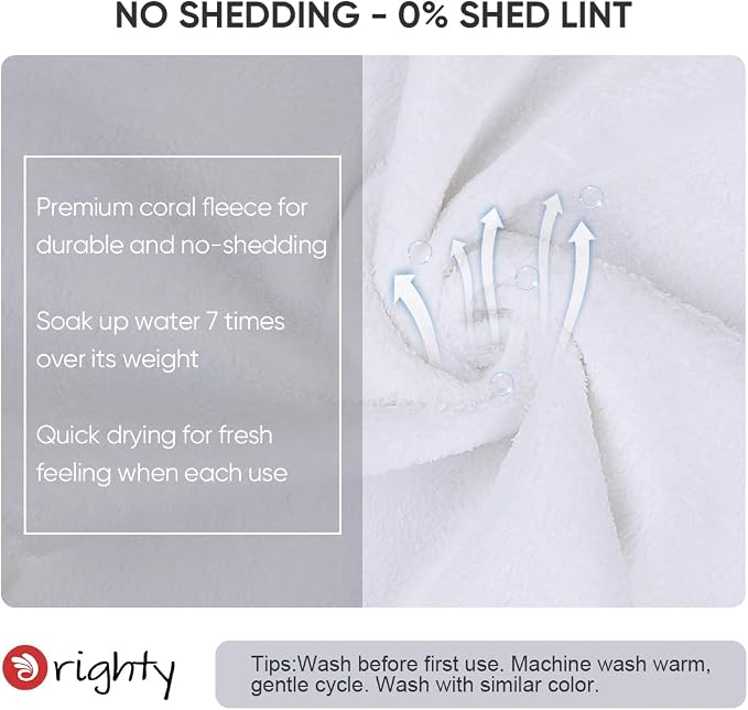 Orighty Ultra Soft Washcloths 48 Pack, Premium Microfiber Towel Sets 12 x 12 - Image 2
